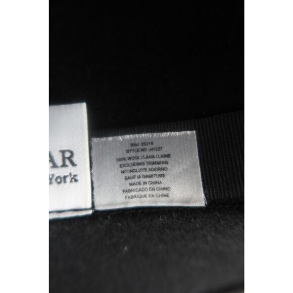 Betmar New York H1227 Black Wool Cloche Hat with Decorative Band - Picture 6 of 6